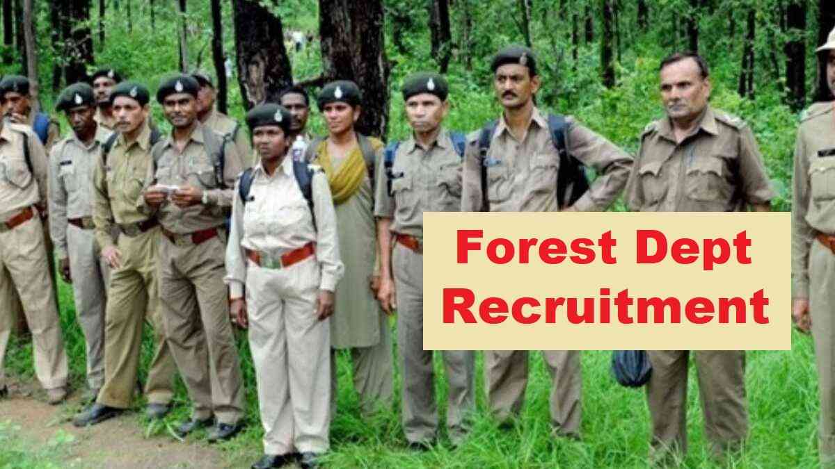 CG Forest Driver Recruitment 2024 Apply Eligibility , Age, Fees 144 Posts